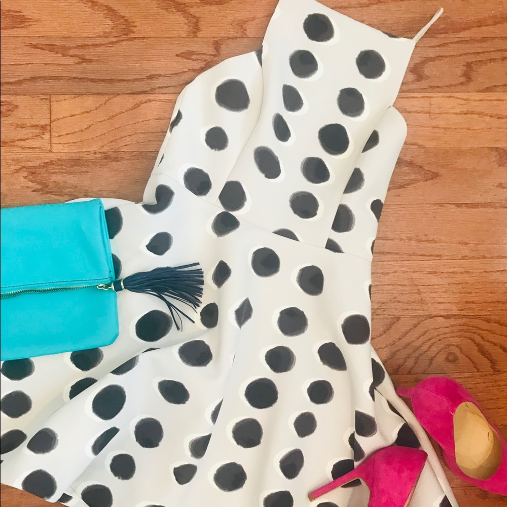 LULU’s High Neck Polka Dot Dress - Picture 5 of 7